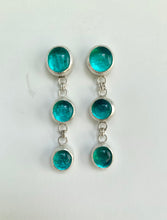 Load image into Gallery viewer, Droplets Earrings  - Aqua
