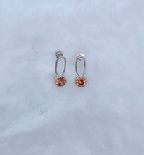 Load image into Gallery viewer, Champagne CZ Earrings