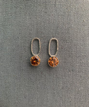 Load image into Gallery viewer, Champagne CZ Earrings