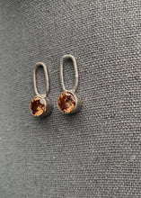 Load image into Gallery viewer, Champagne CZ Earrings