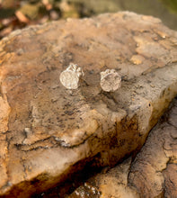 Load image into Gallery viewer, Hammered Post Earrings - small - 5/16”