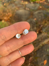 Load image into Gallery viewer, Hammered Post Earrings - 1/4" - Tiny