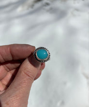 Load image into Gallery viewer, Turquoise Twist Ring
