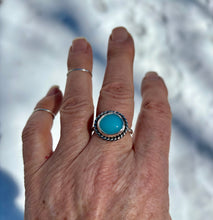 Load image into Gallery viewer, Turquoise Twist Ring