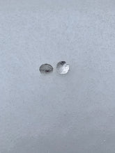 Load image into Gallery viewer, Hammered Silver Disc Earrings 1/2"