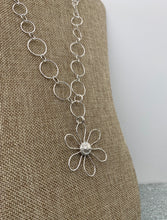 Load image into Gallery viewer, Silver Flower Power Necklace