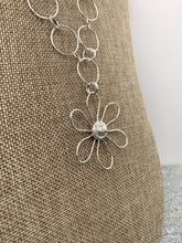 Load image into Gallery viewer, Silver Flower Power Necklace