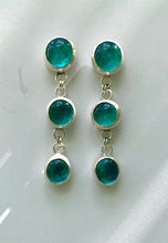 Load image into Gallery viewer, Droplets Earrings  - Aqua
