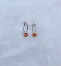 Load image into Gallery viewer, Champagne CZ Earrings
