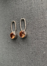 Load image into Gallery viewer, Champagne CZ Earrings
