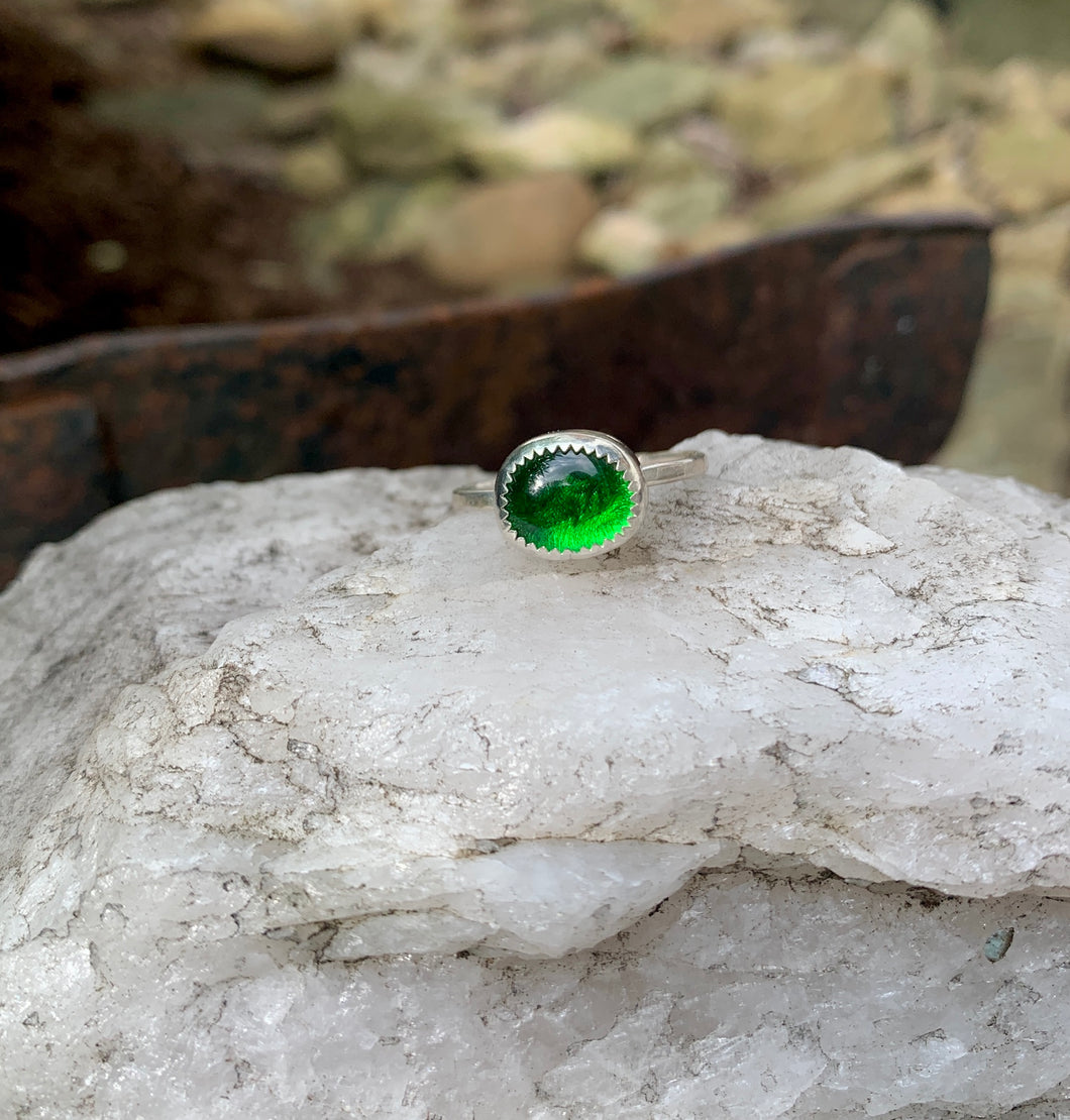 Green Stacking Ring