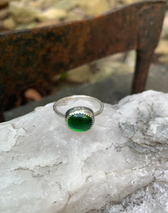 Green Stacking Ring