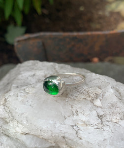 Green Stacking Ring