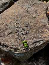 Load image into Gallery viewer, Long Necklace with Green Drop
