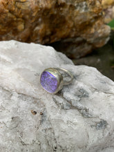 Load image into Gallery viewer, Lavender Dichroic Ring
