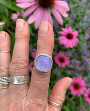Load image into Gallery viewer, Lavender Dichroic Ring
