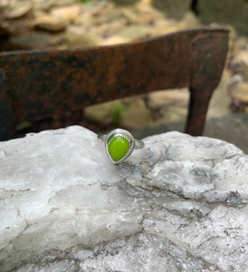 Lime Green Stacking Ring