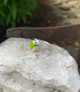 Lime Green Stacking Ring