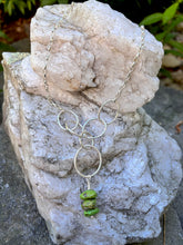 Load image into Gallery viewer, Long Necklace with Green Drop

