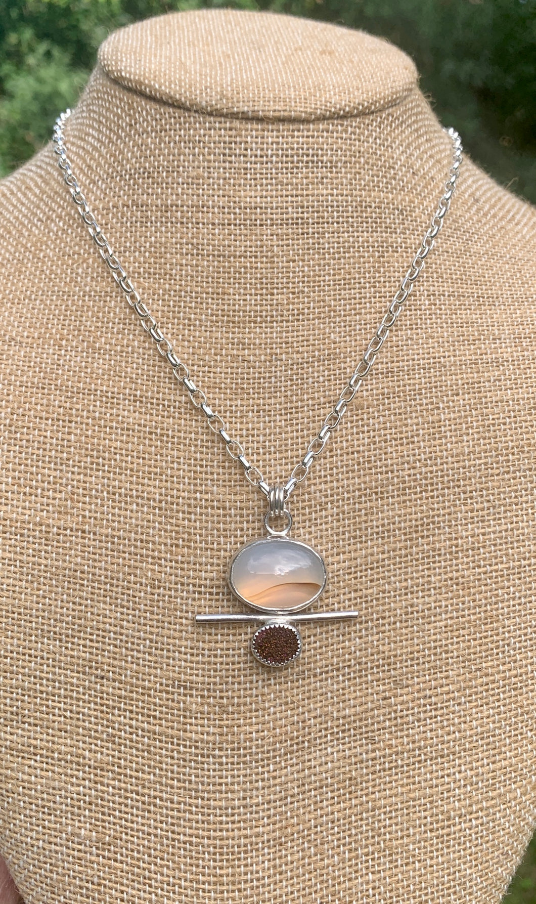 Montana Agate Autumn Necklace