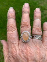 Load image into Gallery viewer, Peachy Moonstone Ring
