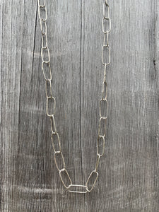 Paperclip Necklace 18"