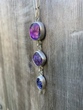 Load image into Gallery viewer, Purple Droplets Necklace
