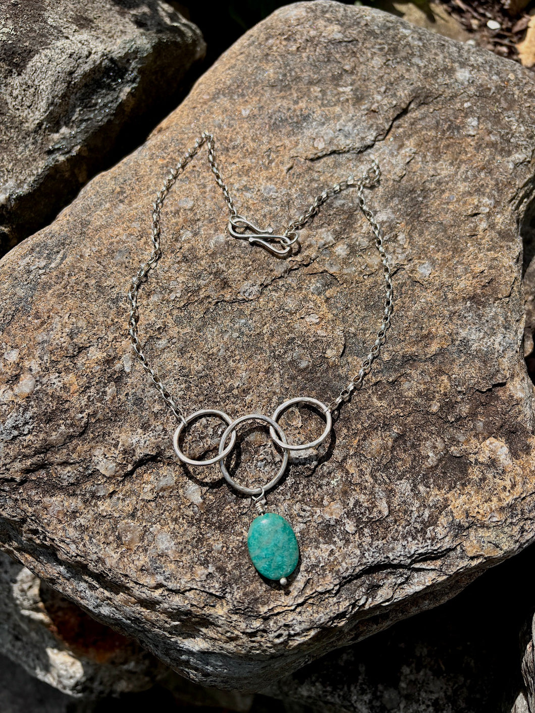 Amazonite Link Necklace