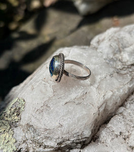 Sundials Ring on Deco Band