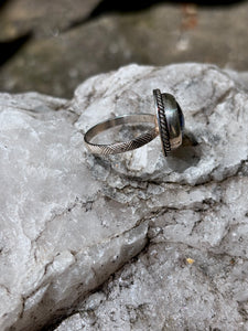 Sundials Ring on Deco Band