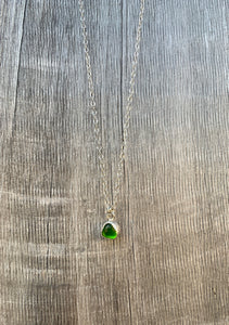 Tiny Green Pendant