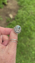 Load and play video in Gallery viewer, Faceted Labradorite Ring

