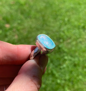 Aqua Shimmer Ring