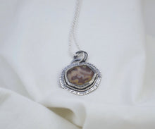Load image into Gallery viewer, Leopard Jasper Silver Pendant Necklace
