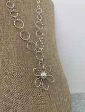 Load image into Gallery viewer, Silver Flower Power Necklace

