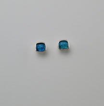 Load image into Gallery viewer, Aurora Blue Stud Earrings
