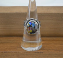 Load image into Gallery viewer, Multi Color Confetti Glass Statement Ring
