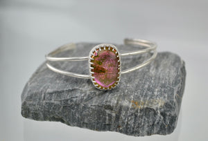 Shimmery Pink Cuff Bracelet